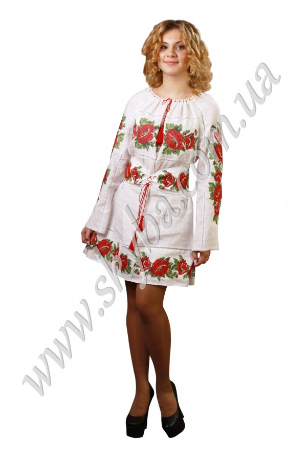 Жіноча сукня СК6113 коротка з поясом-корсетом