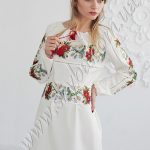 Женское платье СК6122 с орнаментом "полевые цветы"